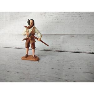 Disney Pirates Of The Caribbean Figure Will Turner Brown Pants Vest Plastic Vtg